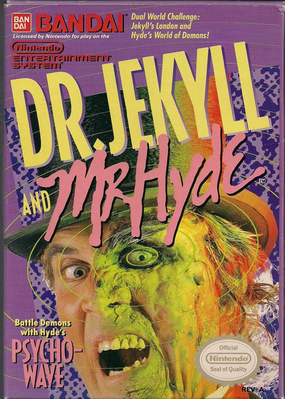 Dr. Jekyll and Mr. Hyde box art for Famicom